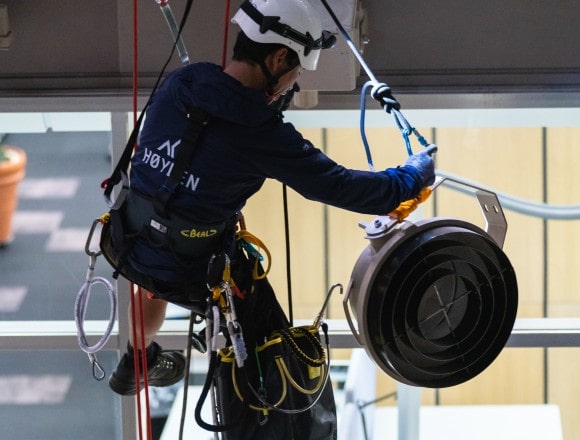 Une corde très robuste pour le travail en hauteur